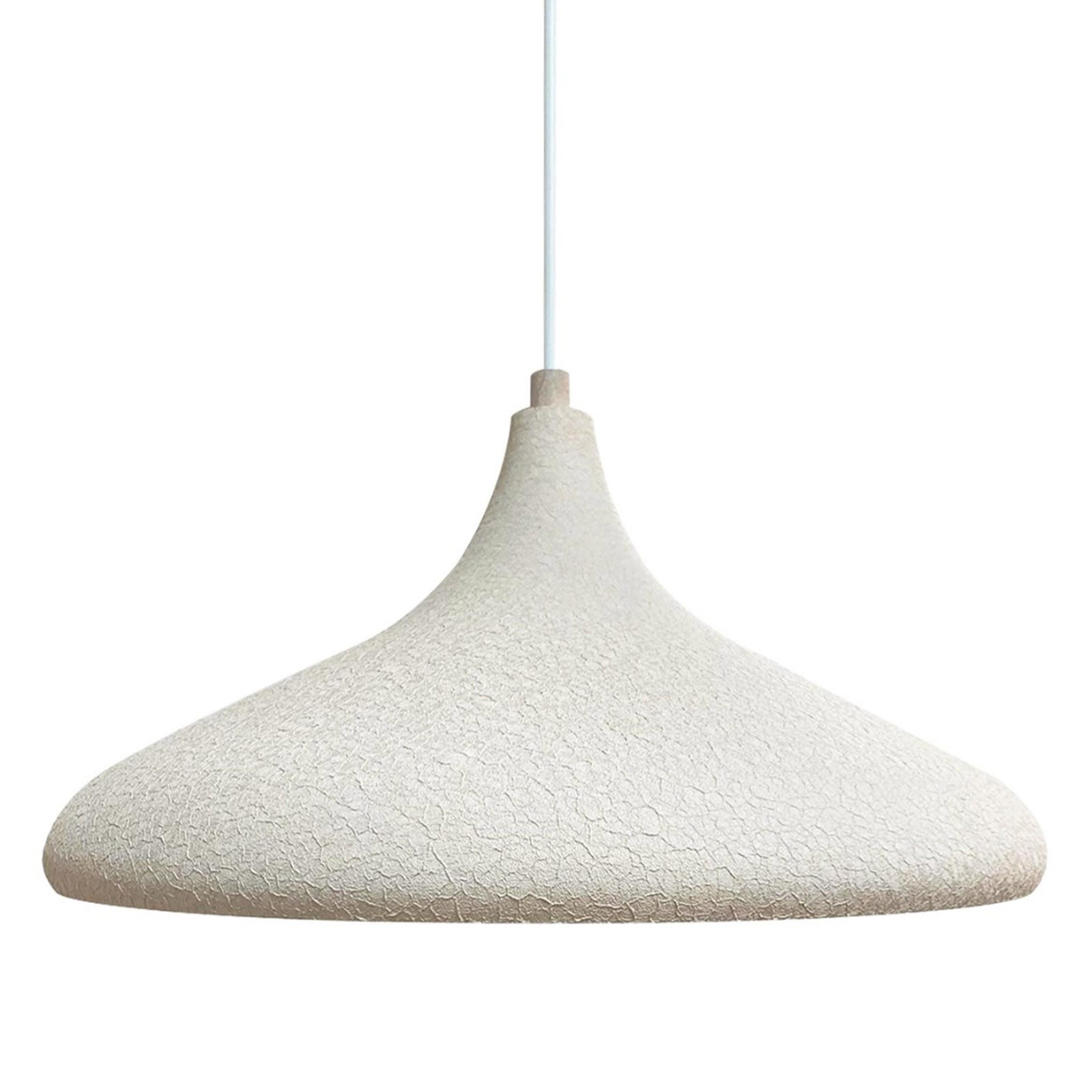 HÄNGELAMPE Esstisch Champion Texturiert 35/20 cm - Weiß, Metall (35/20cm)