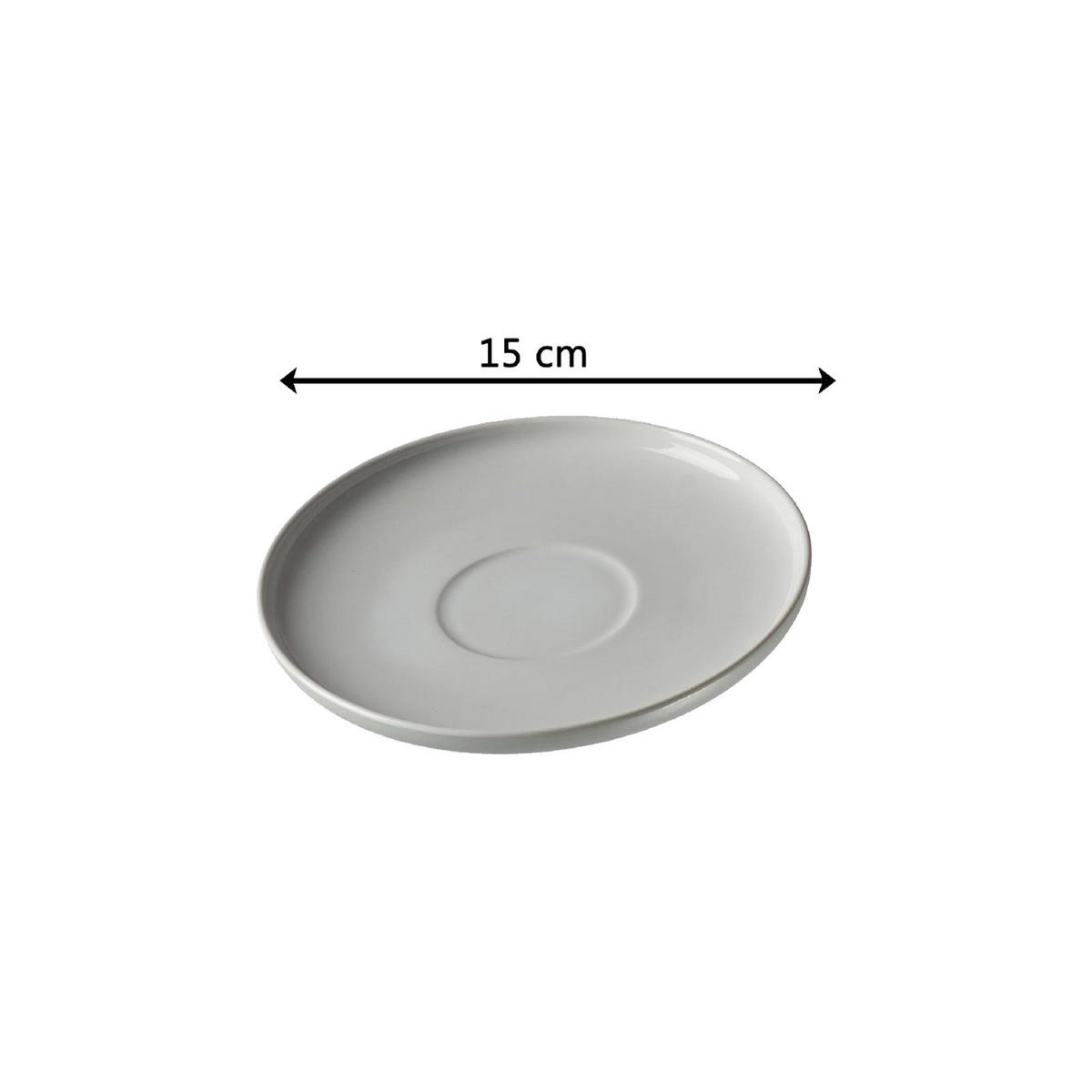 KAFFEETASSEN MIT UNTERTASSEN Jasper Mint 240 ml 4er Set - Mintgrün, Keramik (15/9/15cm) - Ritzenhoff Breker