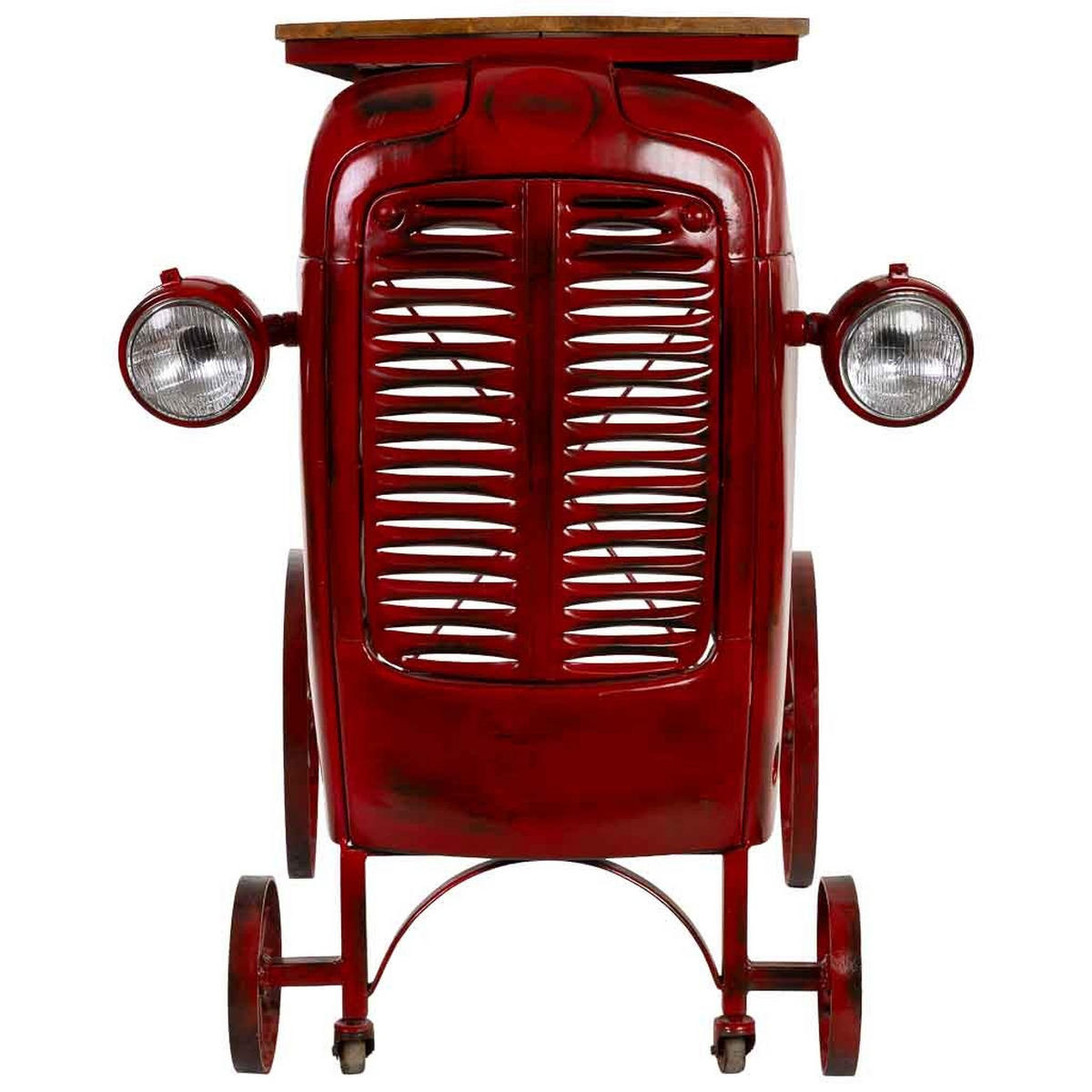 KONSOLENTISCH, 117x71x107cm - Rot, Metall (71/117/107cm) - Wanderlust