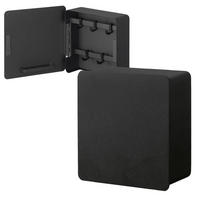 SCHLÜSSELKASTEN Tower schwarz 16/16/5 cm magnetisch - Schwarz, Metall (16/16/5cm) - Yamazaki