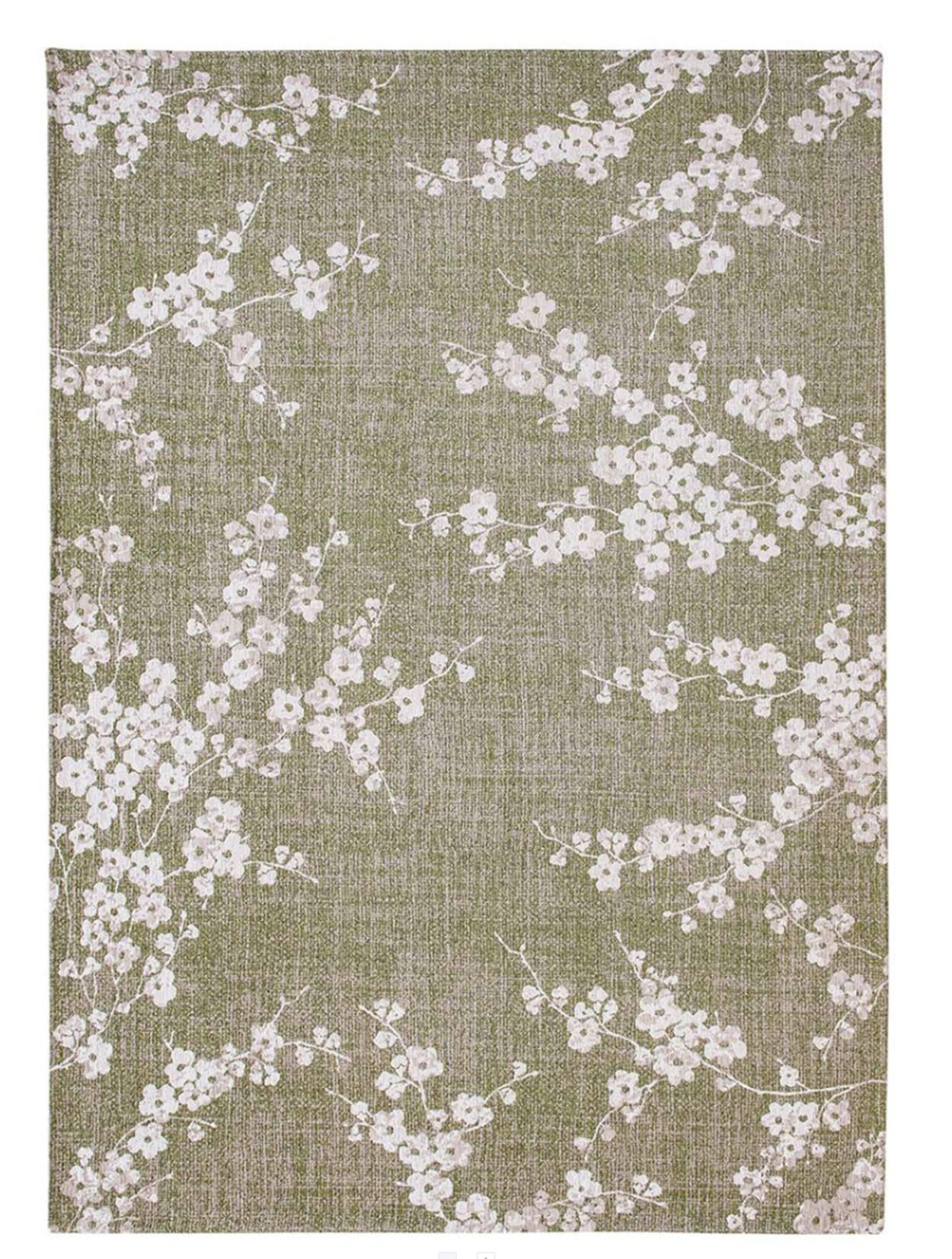 TEPPICH In-/Outdoor Flachgewebe SOGGY Grün 140 x 140 cm - Grün, Textil (140/140cm) - Novatrend