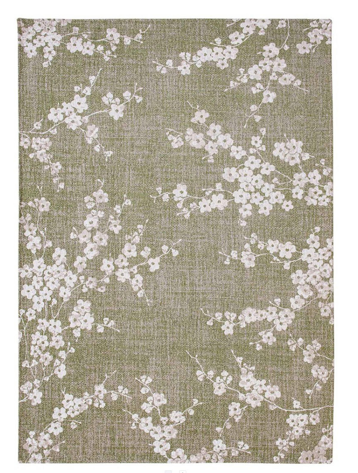 TEPPICH In-/Outdoor Flachgewebe SOGGY Grün 140 x 140 cm - Grün, Textil (140/140cm) - Novatrend