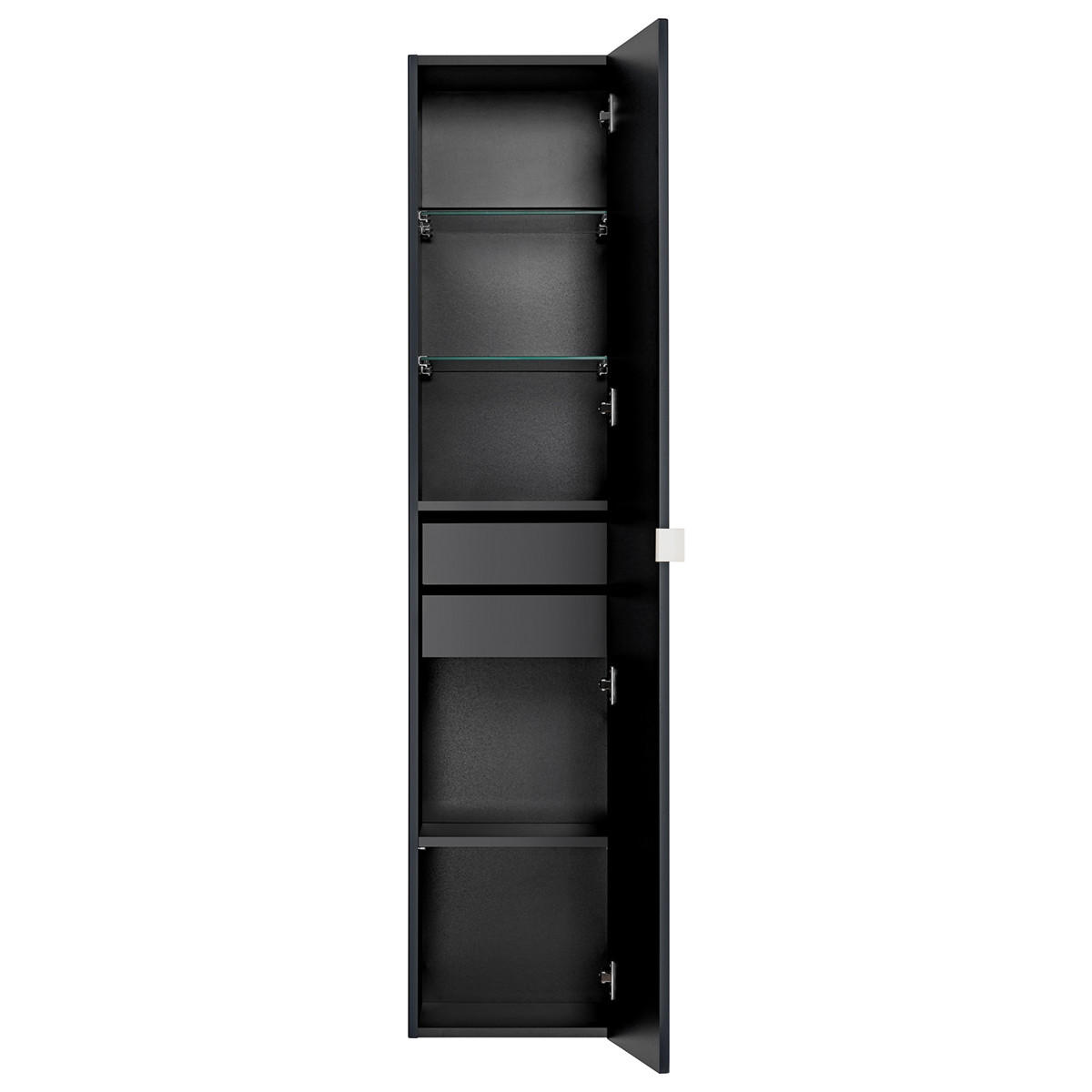 ZÁVĚSNÝ SLOUPEK Éros Černá - černá, kompozitní dřevo (35/160/33cm) - Petits-meubles