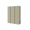 KINDERKLEIDERSCHRANK LIBU 01 dreitürig 145/50/195 in Eukalyptus / Baltic Düne Eiche - Alteiche/Eukalyptusholzfarben, Holzwerkstoff (145/195/50cm) - Deine Möbel 24