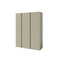 KINDERKLEIDERSCHRANK LIBU 01 dreitürig 145/50/195 in Eukalyptus / Baltic Düne Eiche - Alteiche/Eukalyptusholzfarben, Holzwerkstoff (145/195/50cm) - Deine Möbel 24