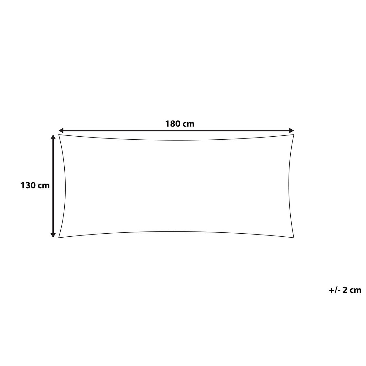 DECKE Grau 130/180 cm Asaka - Grau, Textil (130/180cm) - Beliani