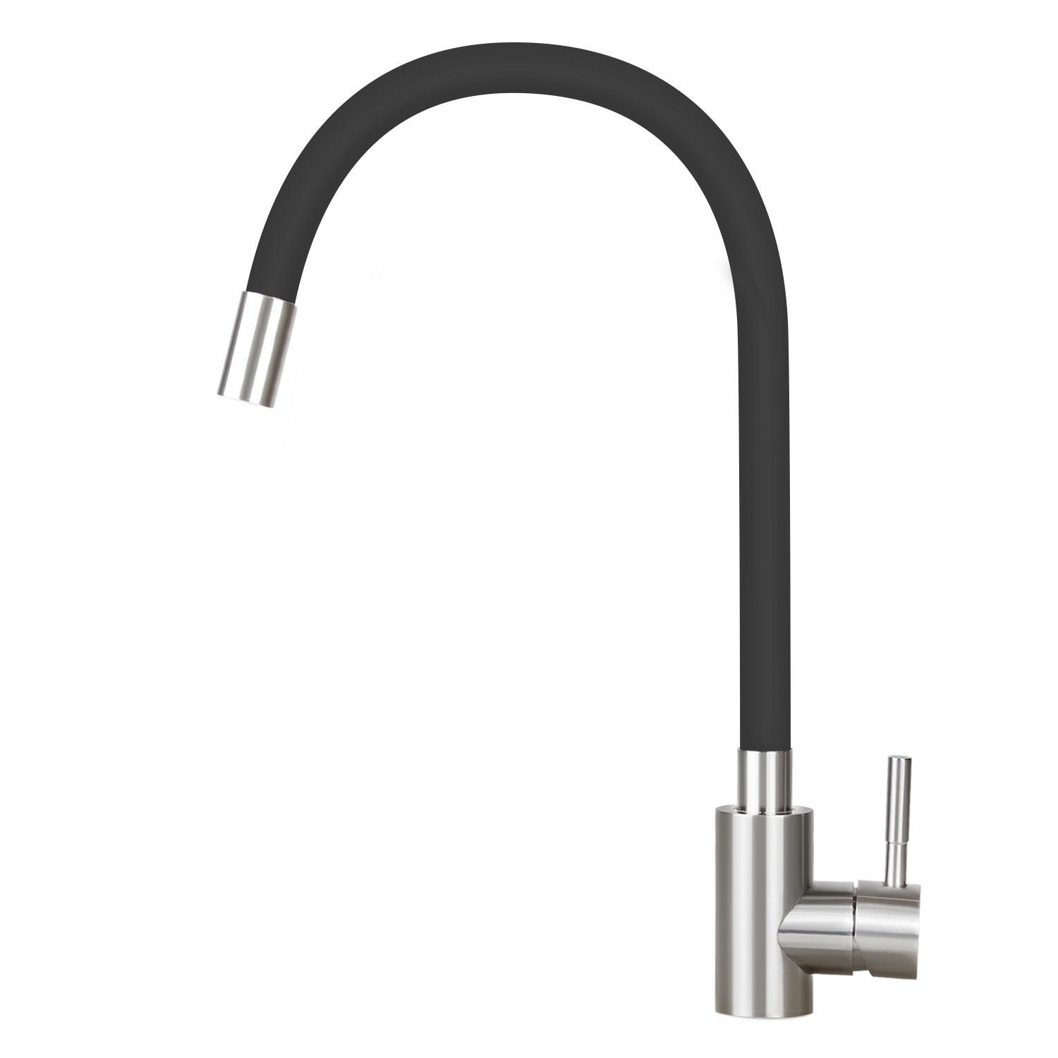 KÜCHENARMATUR Sabine - Schwarz, Metall (6/38/27cm) - Nettlife