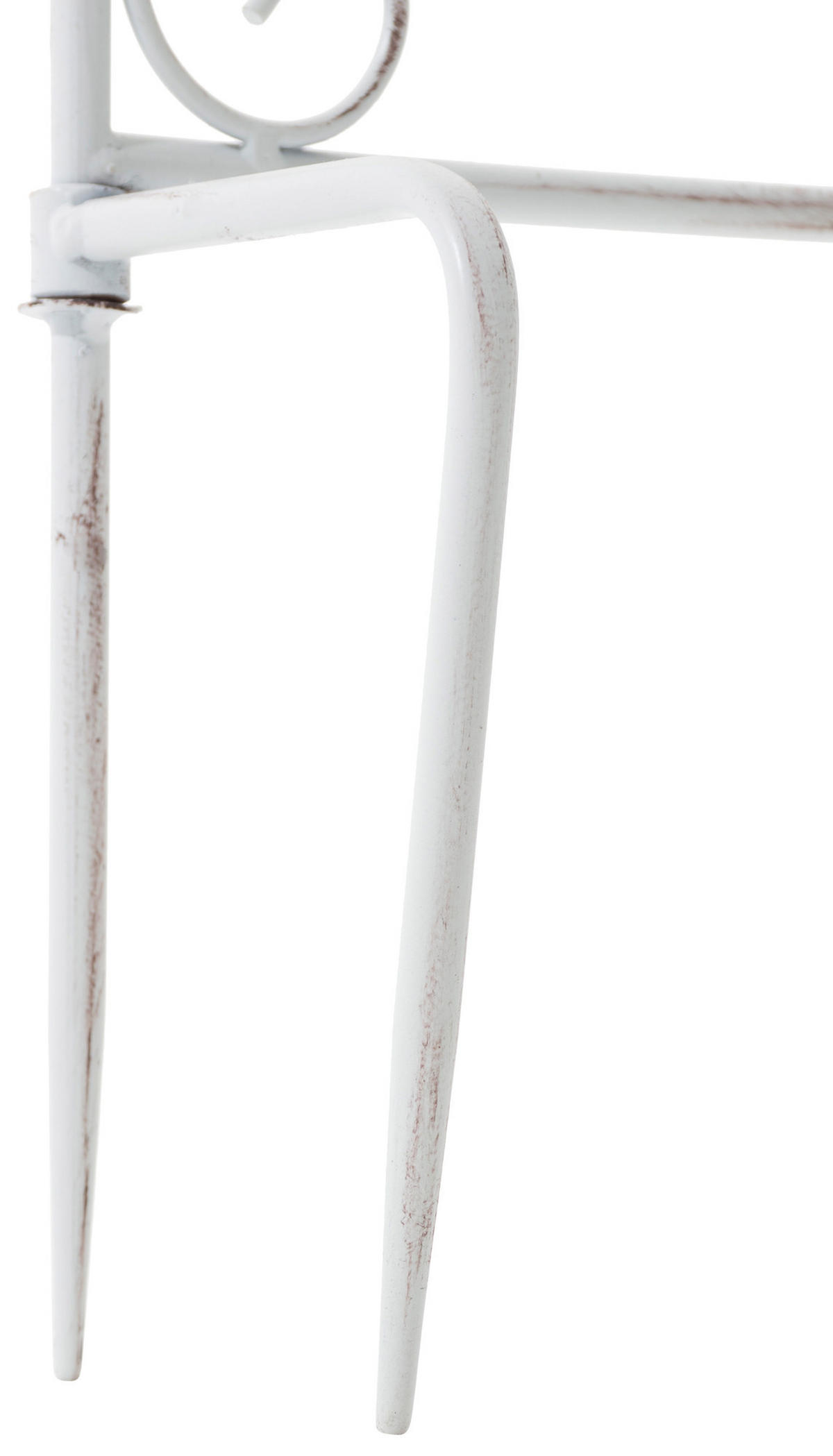 RANKGITTER 2er Set Metall antik weiß - Weiß, Metall (35/122/1cm) - CLP
