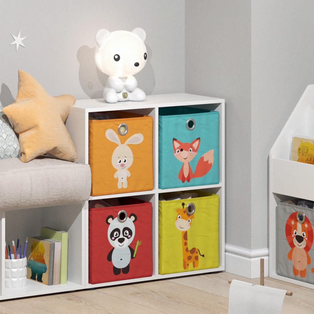 RAUMTEILER Tetra Weiß 72.6 x 72 cm - Weiß, Holzwerkstoff (72.6/72/29cm) - Vicco