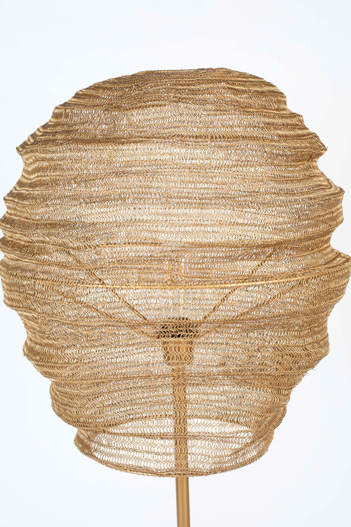 STEHLAMPE Lena - Gold - 51/51/154 cm - Goldfarben, Metall (51/51/154cm)