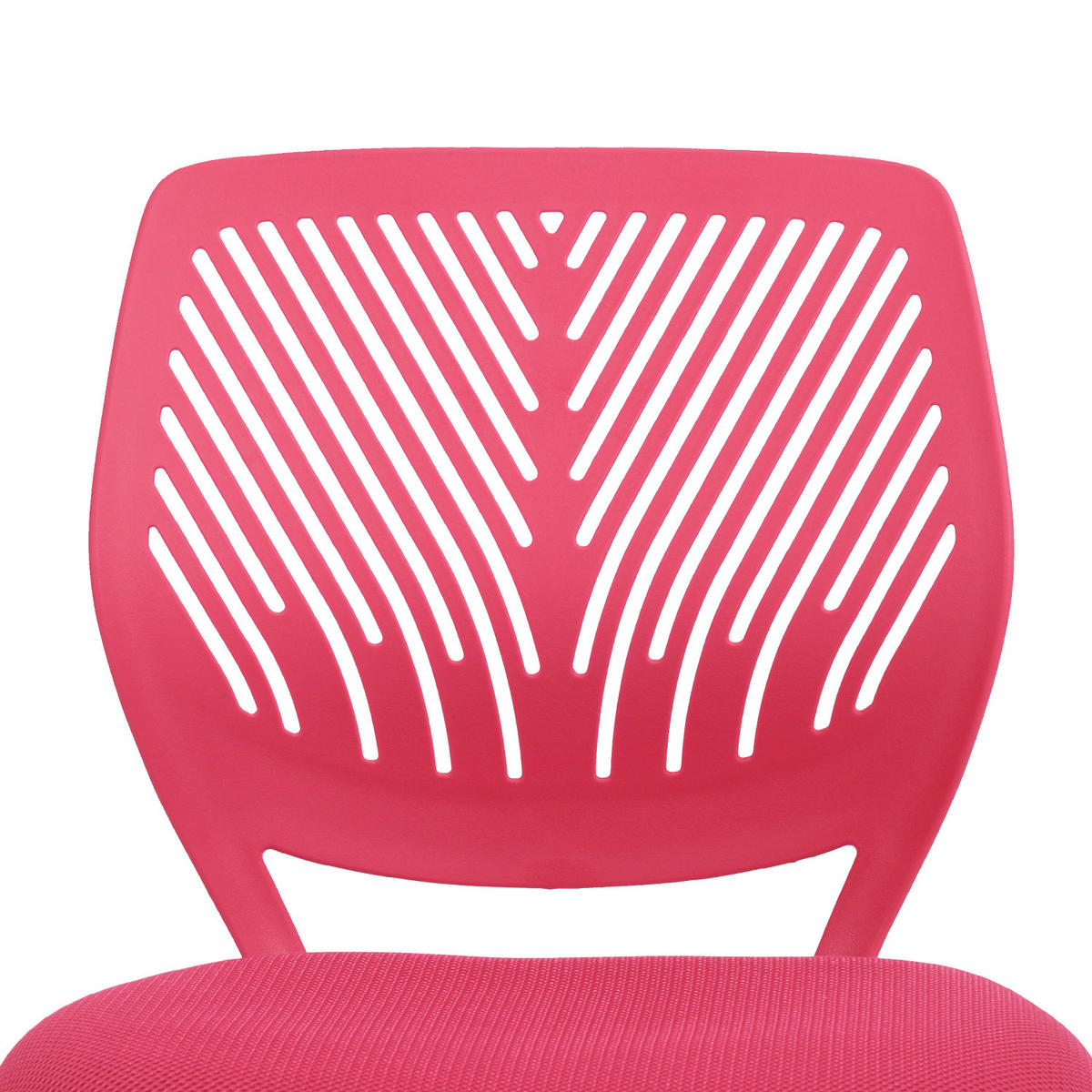 DREHSTUHL Rosa - Pink/Weiß, Metall (38/85/39cm) - Urban Meuble