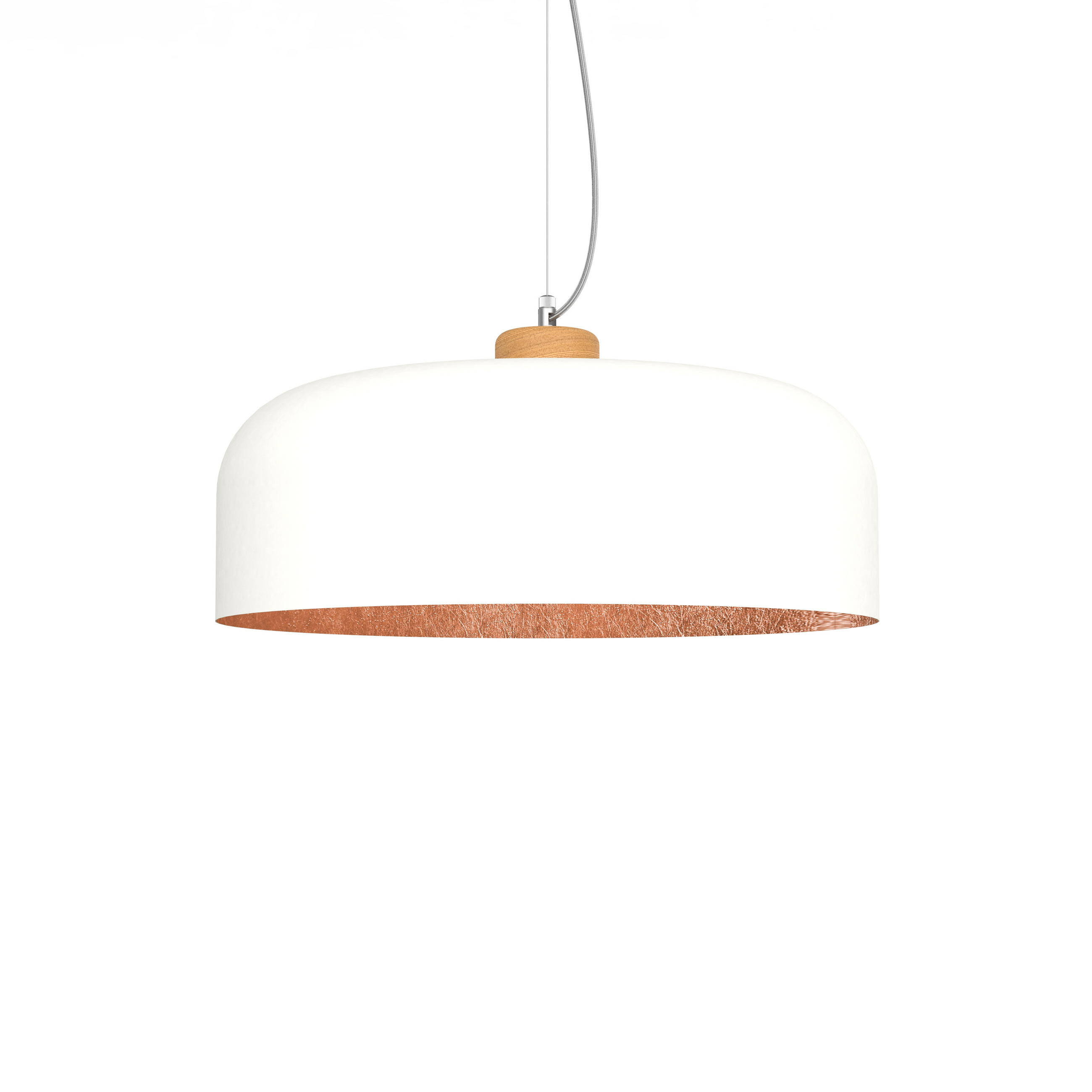 HÄNGELEUCHTE - Kupferfarben, Metall (50/50/17cm) - Lumicom