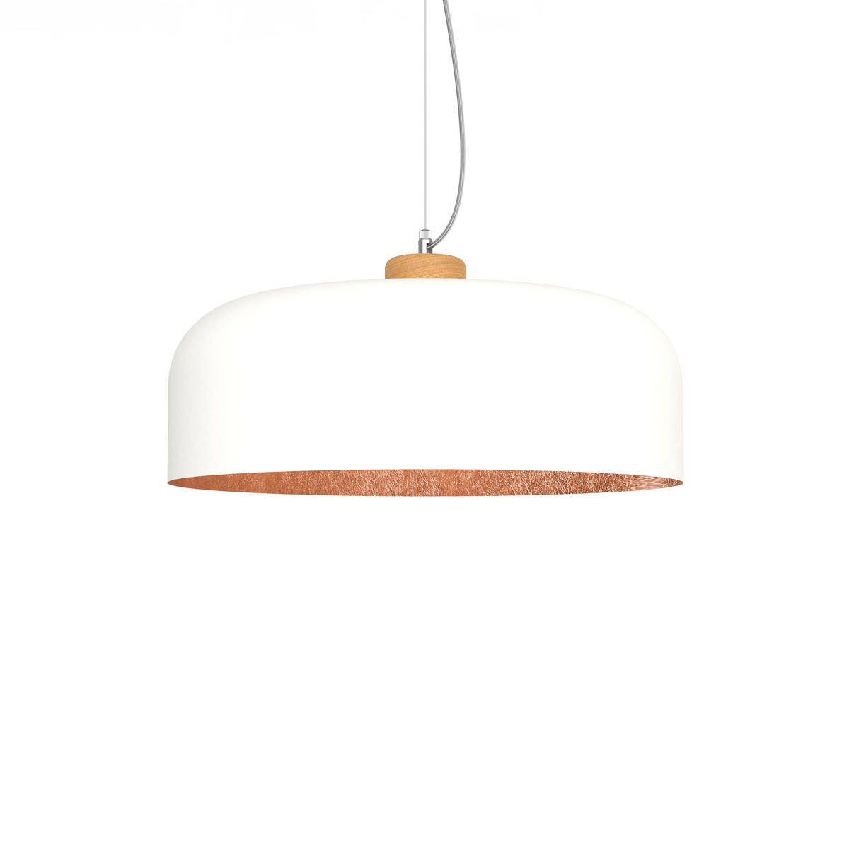 HÄNGELEUCHTE - Kupferfarben, Metall (50/50/17cm) - Lumicom