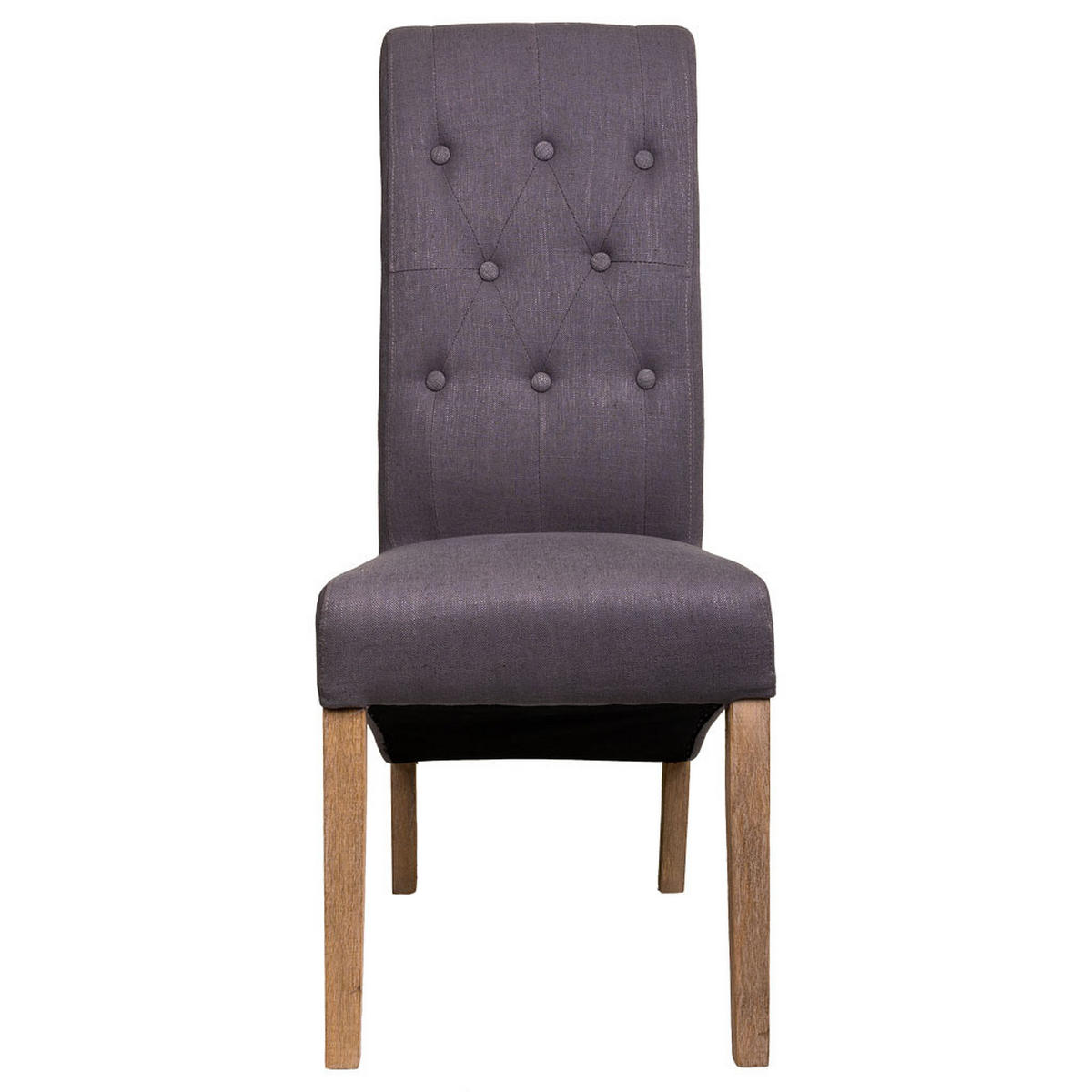 STUHL aus Holz, grau, 44x58x48cm - Grau, Kunststoff (44/107/58cm) - Wanderlust