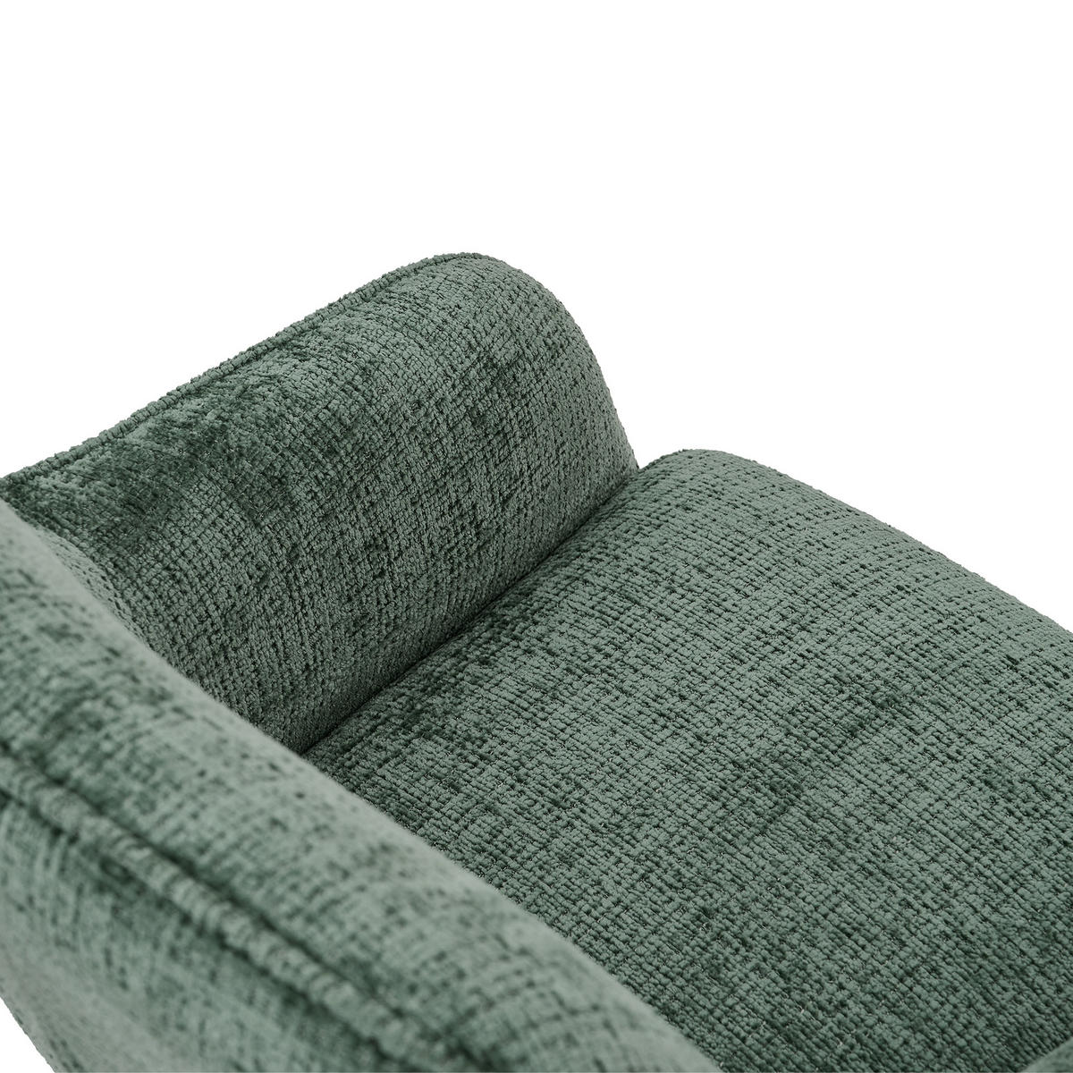 ESSZIMMERSTUHL AURA aus Metall und Stoff 67x62x89 (2er-Set) - Smaragdgrün, Textil/Metall (62/89/67cm) - Elementi