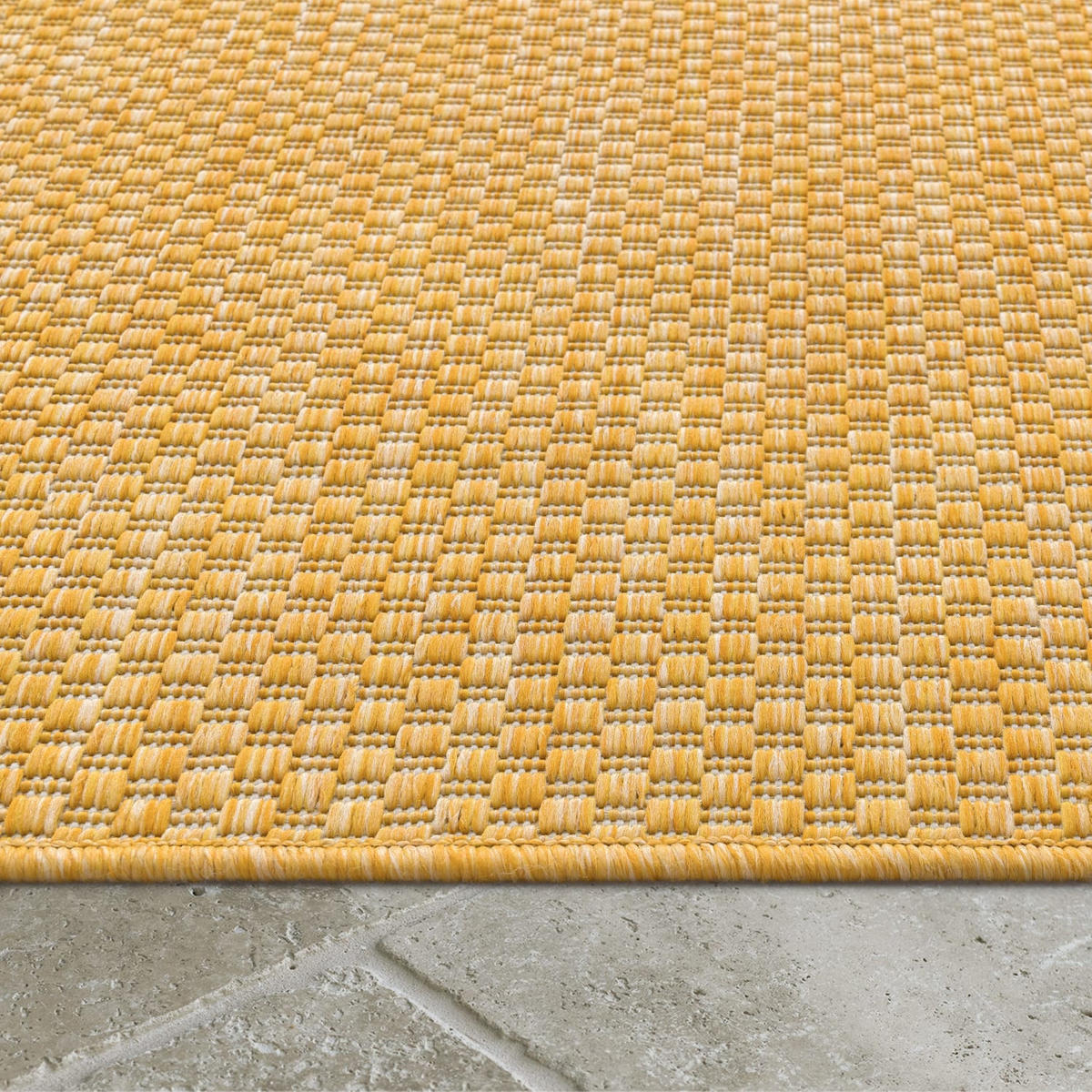 OUTDOORTEPPICH Gelb 240 x 340 cm - Gelb, Kunststoff (240/340cm) - TT Home