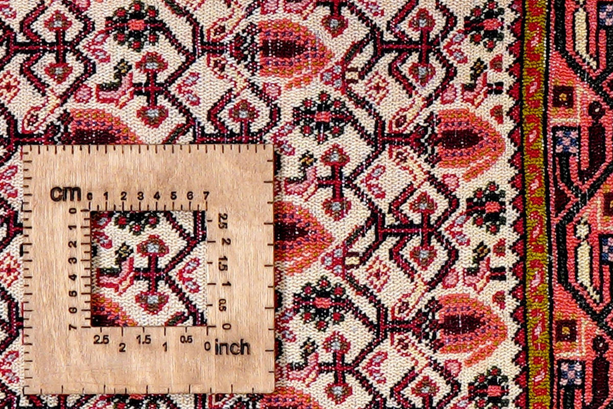 LÄUFER Orient handgeknüpft Assadabad Beige, Rot 185/74 cm Schurwolle - Beige/Rot, Textil (74/185cm) - Looma