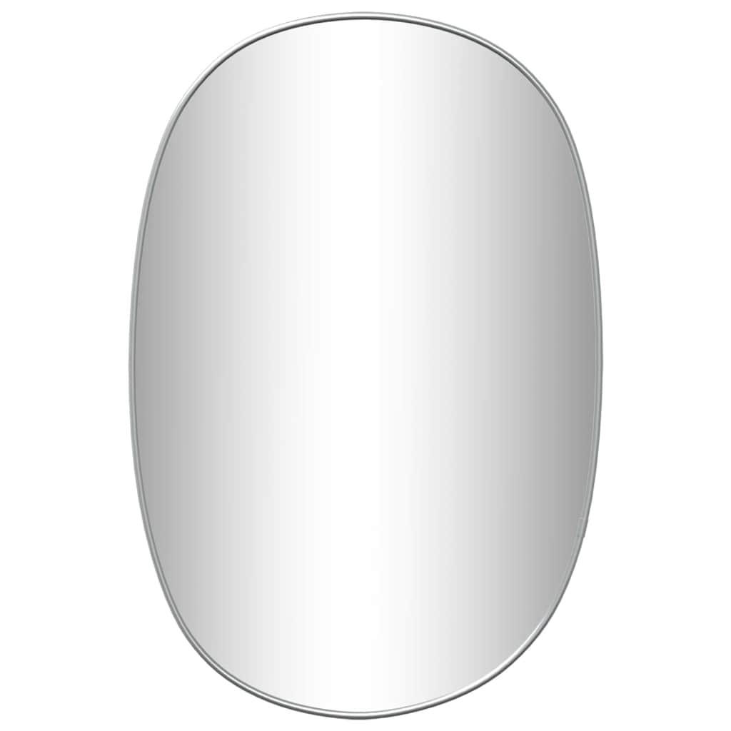 WANDSPIEGEL Silbern 60x40 cm - Silberfarben, Glas (40/60/1cm) - furnicato