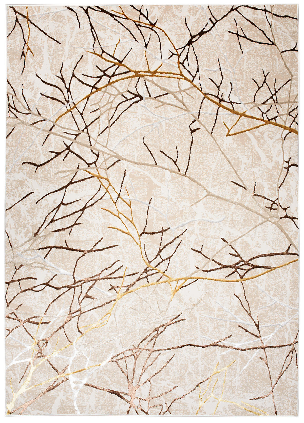 TEPPICH GOLDEN Creme 160/230 cm - Creme, Kunststoff (160/230cm) - Tapiso