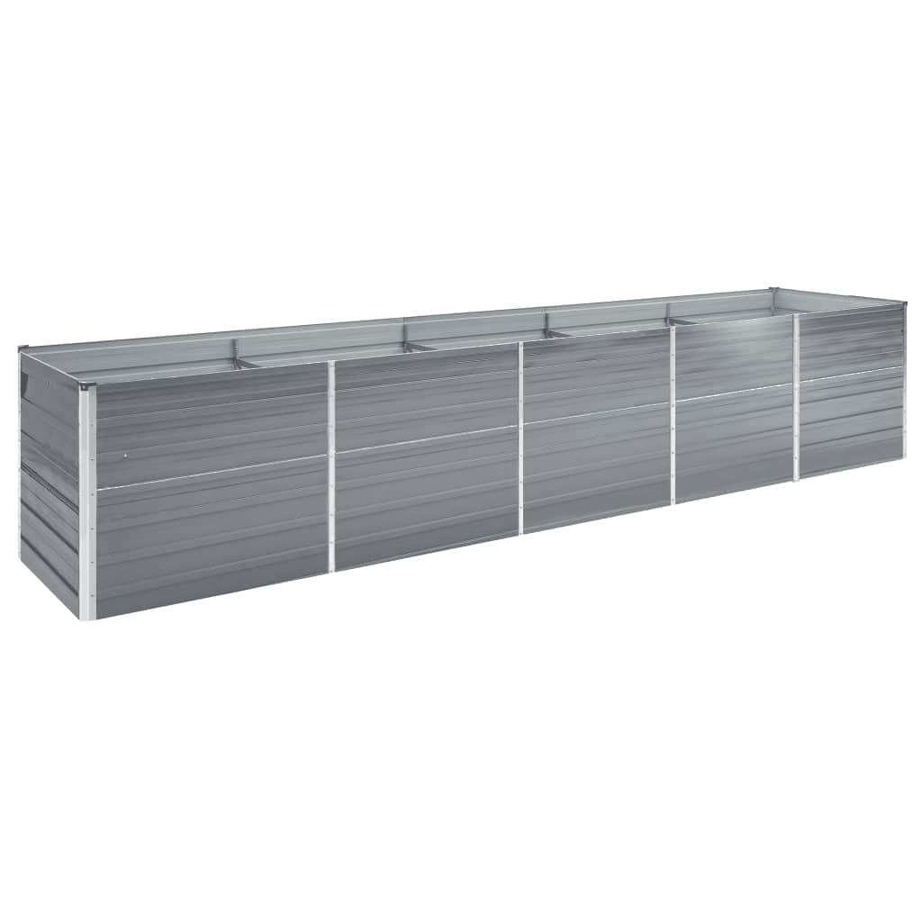 Deluke Hochbeet Grau 400x45x80 cm