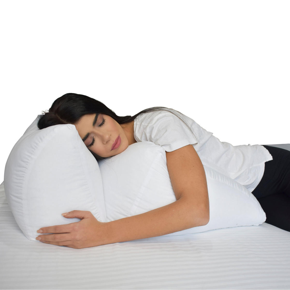 MULTIKISSEN 10in1, 2-tlg - Weiß, Textil (30/60cm) - JEKATEX