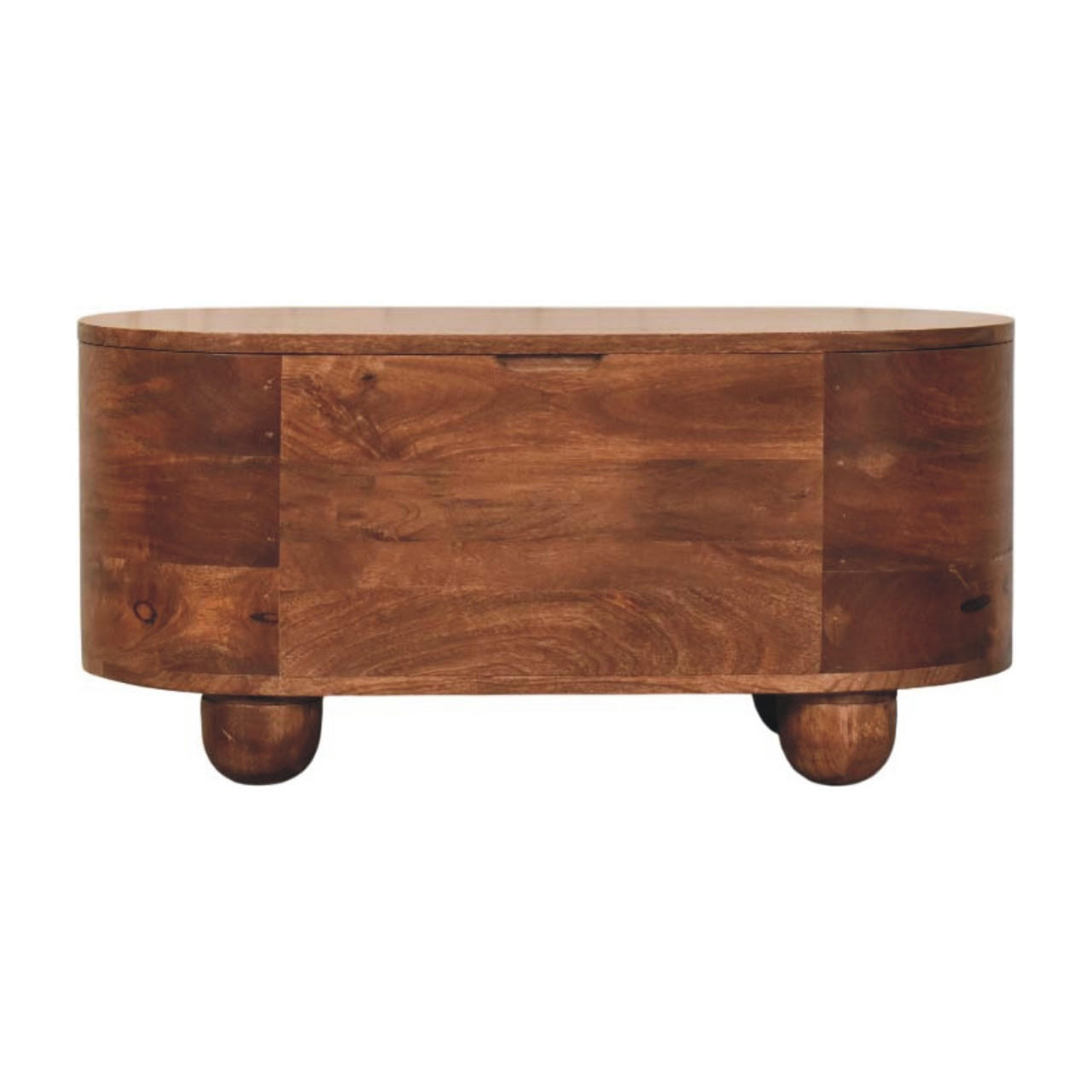 Artisan Furniture KOMODA s povrchem v barvě acid wash, 3 zásuvky, kulaté nohy, šedá
