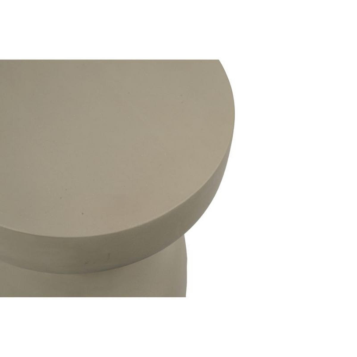 BEISTELLTISCH Drum Weiß 40/40/42 cm - Weiß, Holz (40/40/42cm) - Starfurn