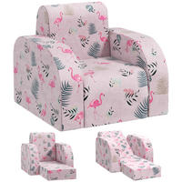 KINDERSESSEL, Schaumstoff, Rosa, 46,5L x 93B x 28,5H cm - Rosa, Metall (93/28.5/46.5cm) - AIYAPLAY