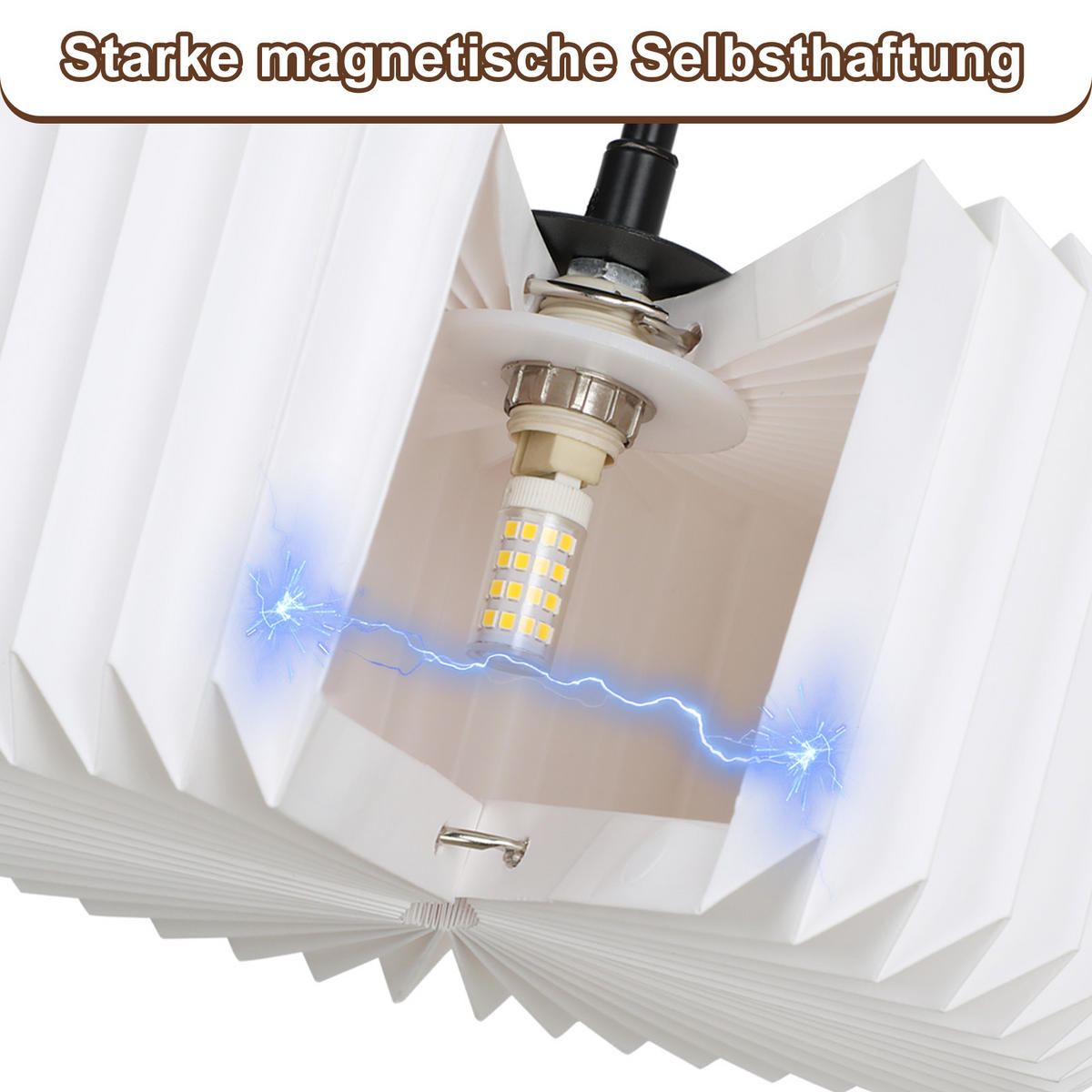 HÄNGELEUCHTE Brenn 24/144/68 cm - Weiß, Papier (68/24/144cm) - ZMH