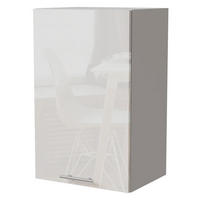 KÜCHENHÄNGESCHRANK Essen W2/45 Weiß Hochglanz / Weiß Matt 45 / 32,5 / 72cm - Weiß Hochglanz/Weiß, Holz/Holzwerkstoff (45/72/32.5cm) - Feldmann-Wohnen