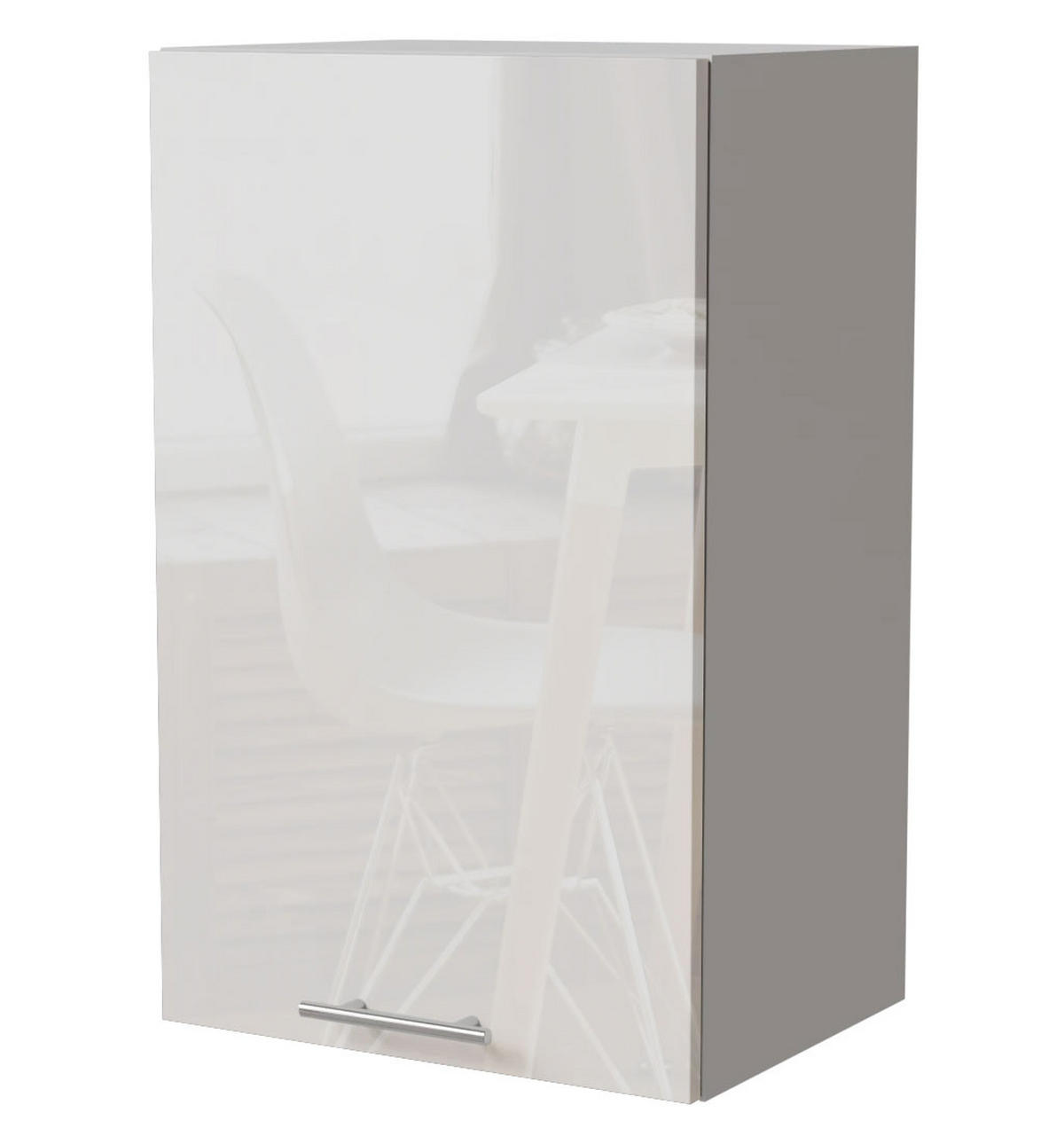 KÜCHENHÄNGESCHRANK Essen W2/45 Weiß Hochglanz / Weiß Matt 45 / 32,5 / 72cm - Weiß Hochglanz/Weiß, Holz/Holzwerkstoff (45/72/32.5cm) - Feldmann-Wohnen