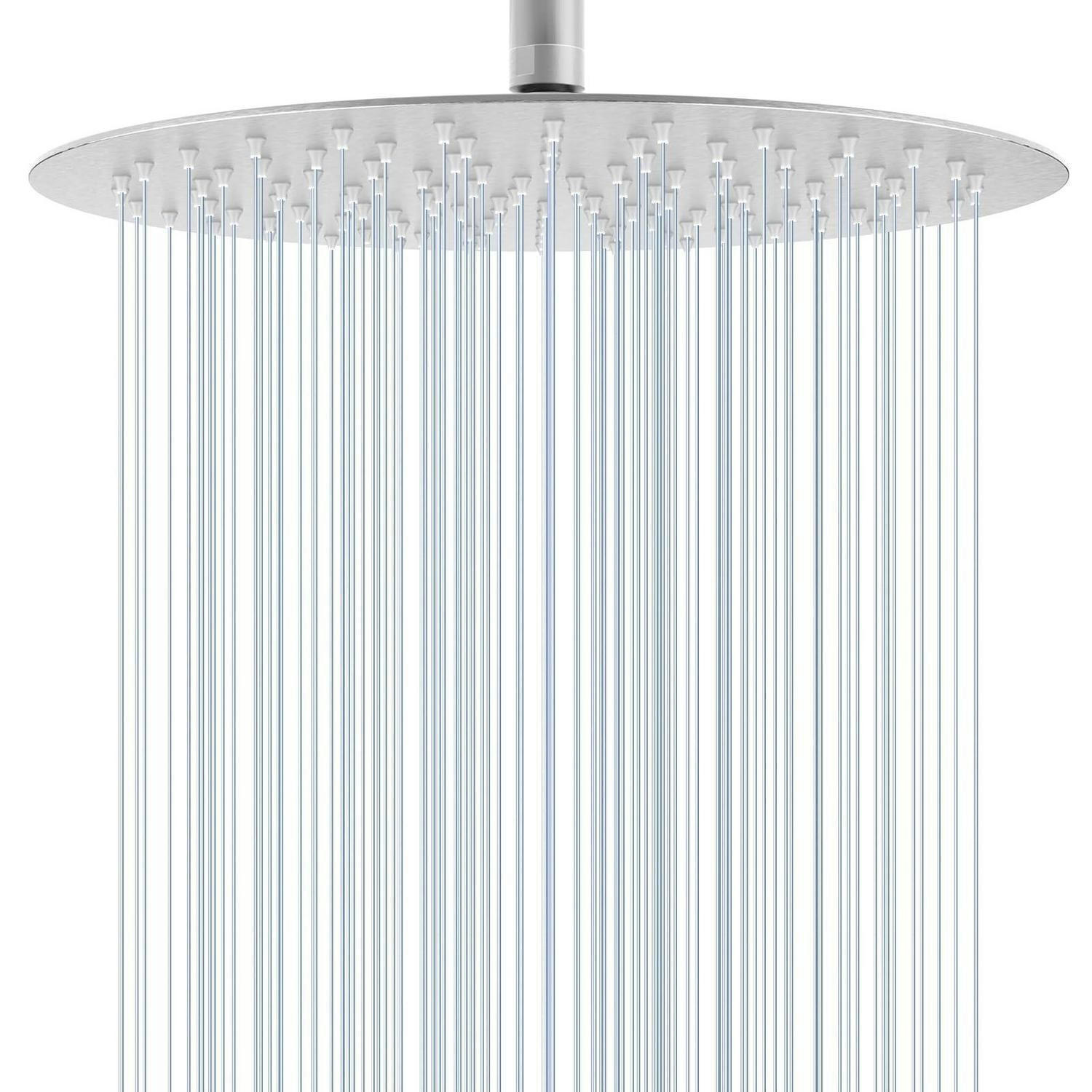 XXXLutz Regendusche Silber 30.5x12.7x30.5 cm