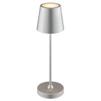 TISCHLEUCHTE Elora Silberfarben 11/11/37 cm - Silberfarben, Metall (11/11/37cm) - Brilliant