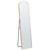 STEHSPIEGEL gold 36/150 cm Bagnolet - Goldfarben, Metall (36/150/40cm) - Beliani