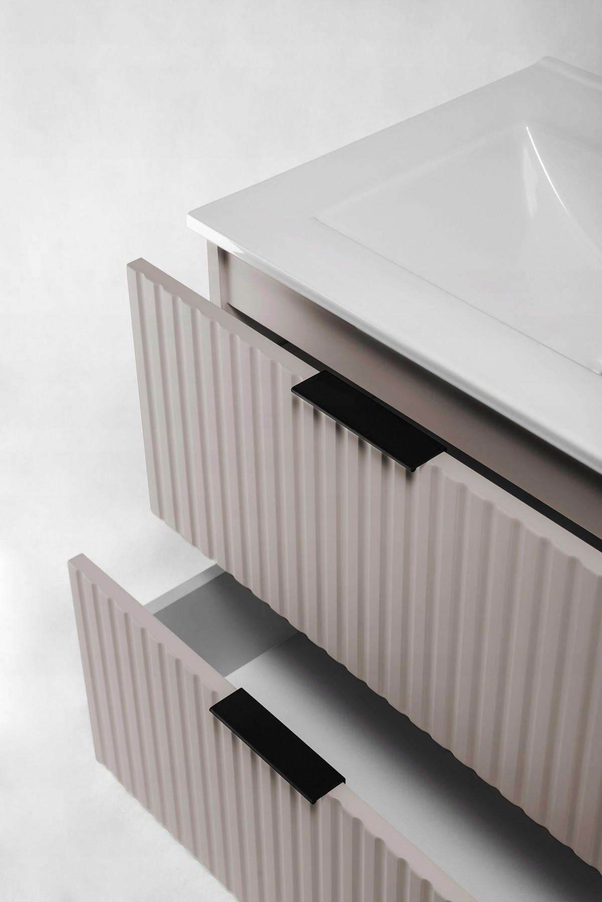 WASCHBECKUNTERSCHRANK FLOW Eiche Craft 120/57/46 cm - Eichefarben, Holzwerkstoff (120/57/46cm) - Rodan