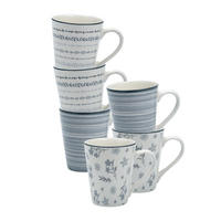 HENKELBECHER Sendai Mix grau 300 ml 6er Set - Grau, Keramik (0.3L) - Ritzenhoff Breker