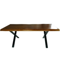 ESSTISCH FARO / 200X90CM - 10 PERSONEN - MANGOHOLZ MASSIV - Braun, Holz (200/90/75cm) - Weber Industries