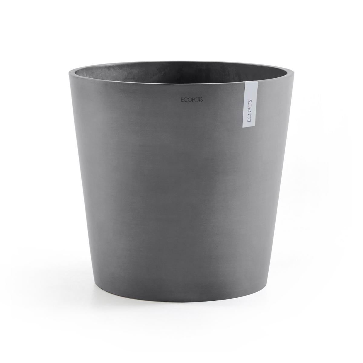 BLUMENTOPF Amsterdam 59/55,5 cm Grau - Grau, Kunststoff (59/55.5cm) - Ecopots