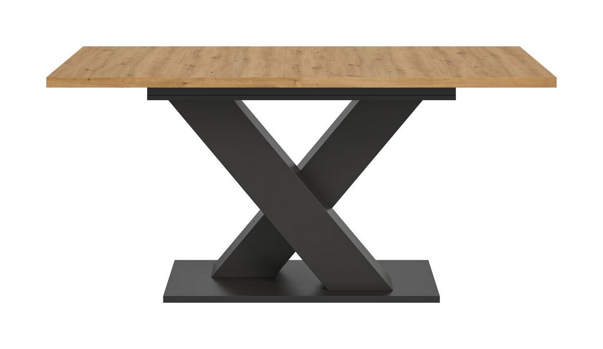 ESSTISCH MOTION (B/H/T: ca. 150/76/90 cm) in grau/Artisan Oak Nachbildung - Grau, Holzwerkstoff (90/150/76cm)