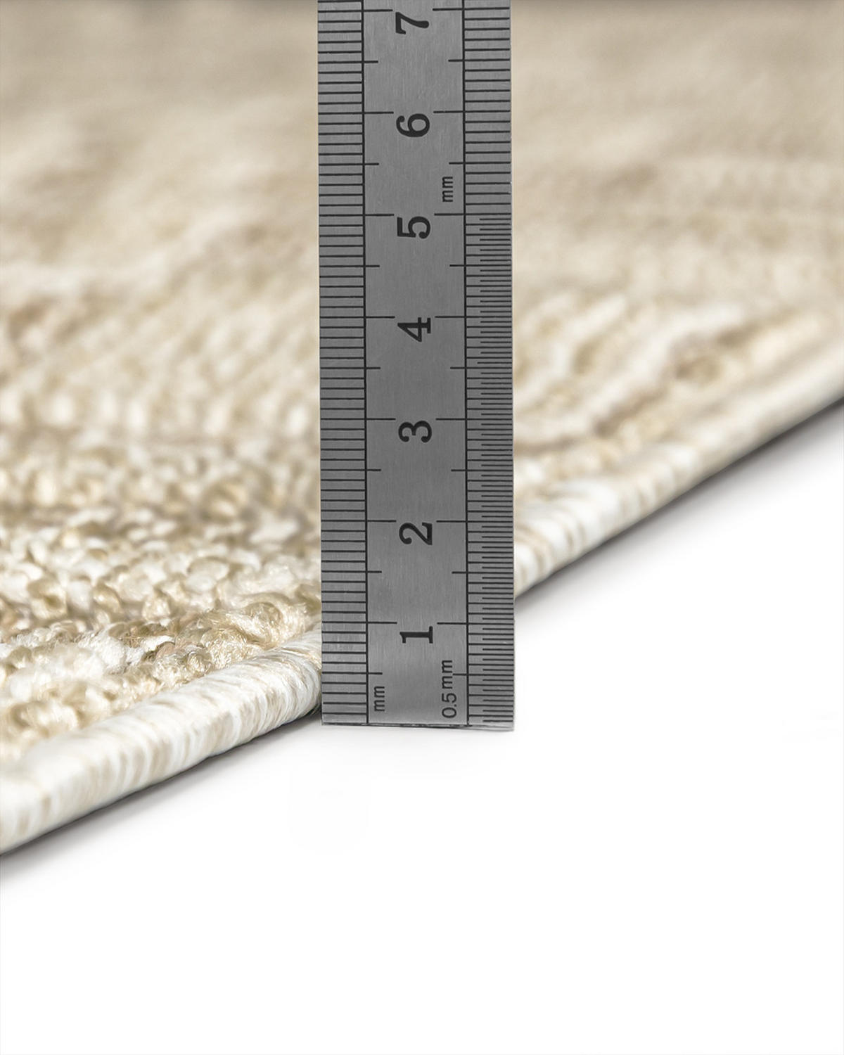 TEPPICH In-& Outdoor Cangas Enredo Mazovia 120x170cm Beige Creme Abstrakt Kurzflor - Creme, Textil (120/170cm) - Mazovia