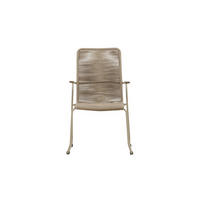 GARTENSTUHL, Bois, Beige, Stahl, 63 x 65 x 93 cm - Beige, Metall (63/93/65cm) - ebuy24