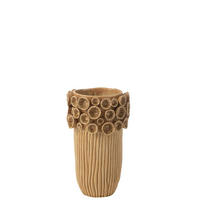VASE OCHRION - Töpferei - Gelb - S - Ø 18.5 cm - Gelb, Keramik (32.5cm) - J-Line