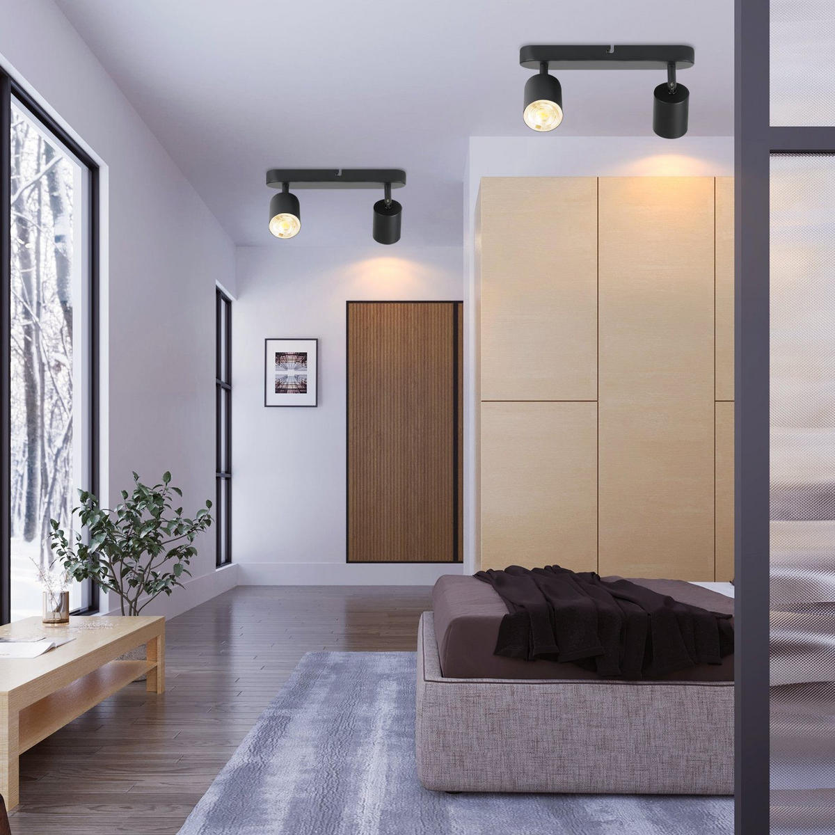 STRAHLER Freiheit 27/7/14 cm - Schwarz, Metall (27/7/14cm) - Nettlife