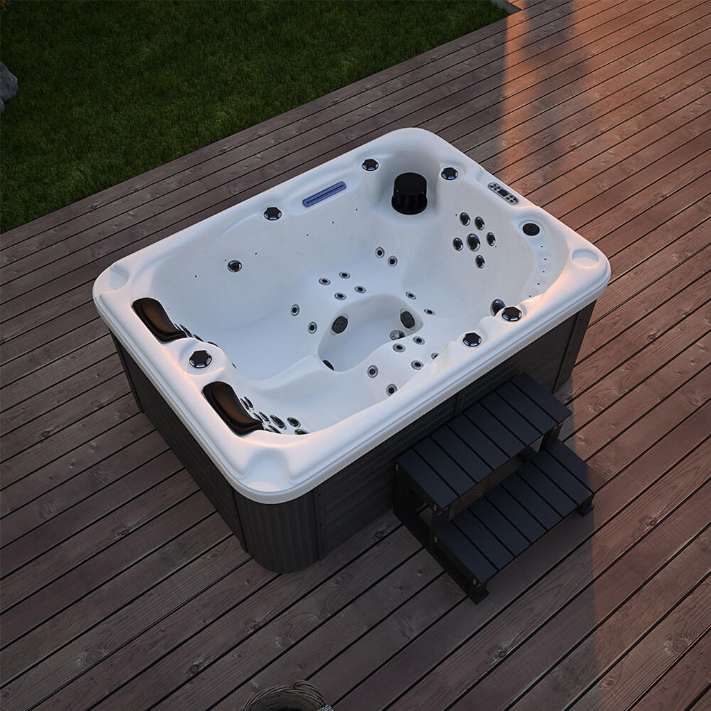 Thumbnail - Home Deluxe Outdoor, Anthrazit, Kunststoff, 210x83x155 cm, Freizeit, Pools und Wasserspaß, Whirlpools