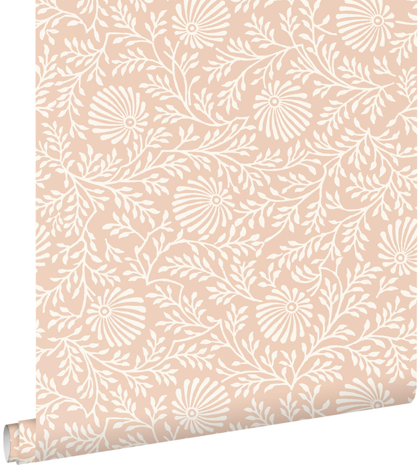 TAPETE Blumenmuster 50 x 900 cm - Pink, Papier (50/900cm) - ESTAhome