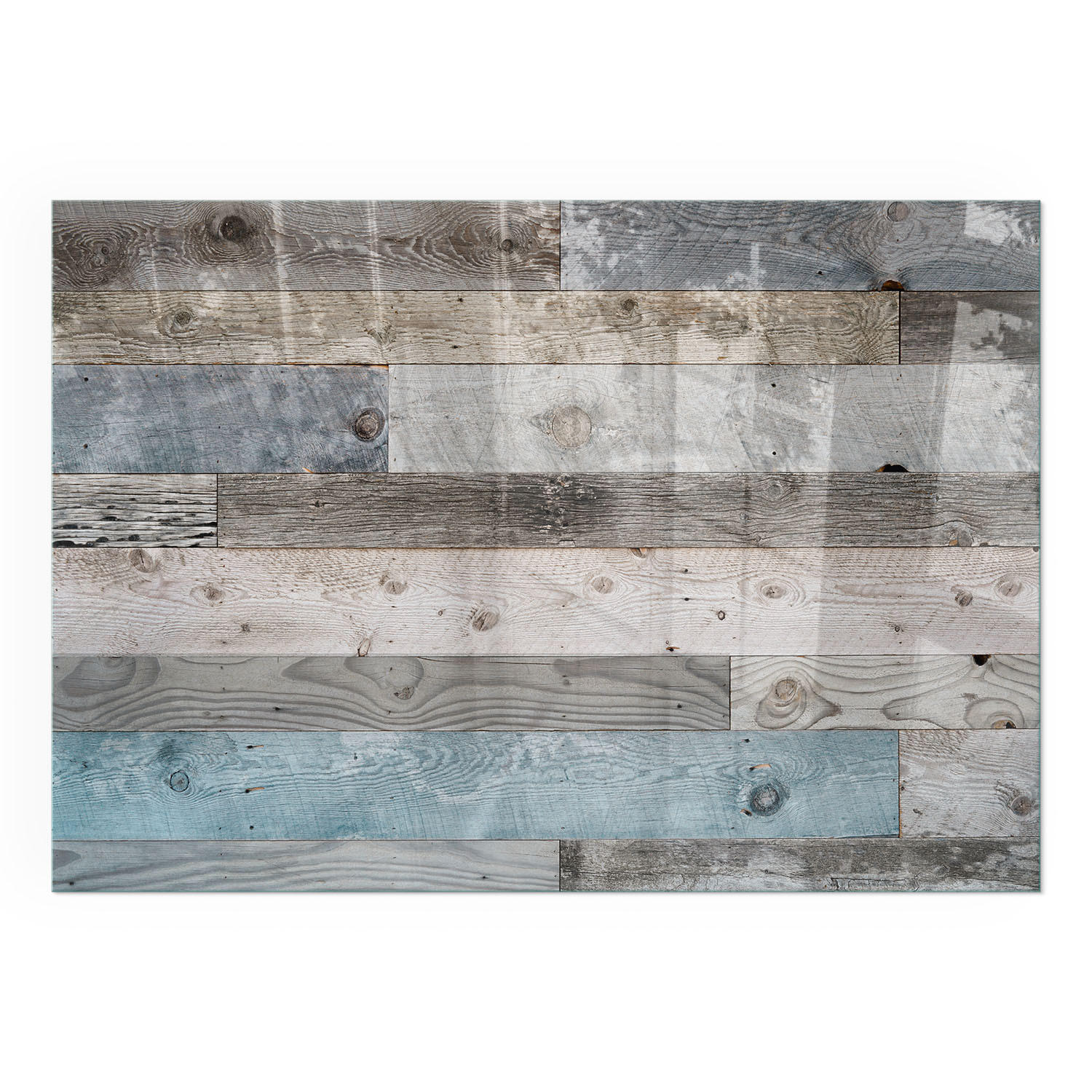 GLASPLATTE für Kamin 100x70 cm - Grau, Glas (100/70/0.4cm) - TULUP