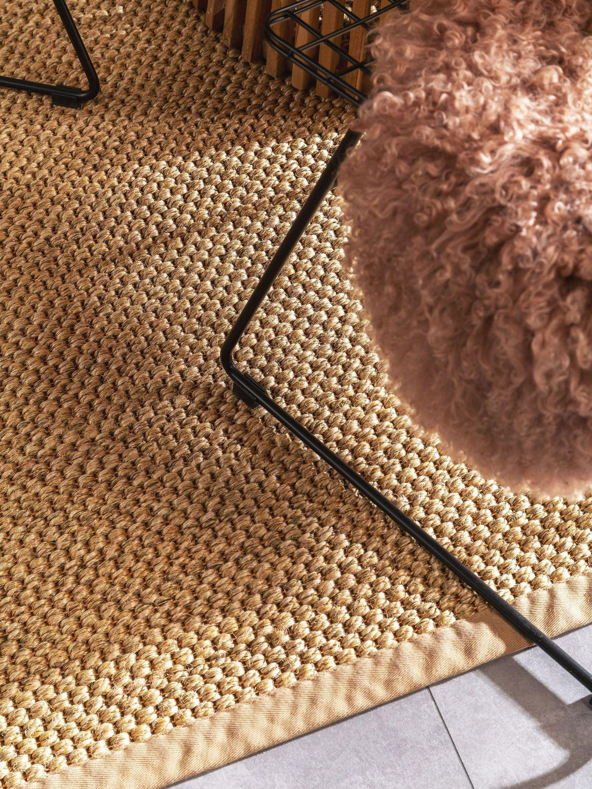 SISAL koberec Greta Krémová 160x230 cm - béžová, přírodní materiály/umělá hmota (160/1cm) - KUNSTLOFT