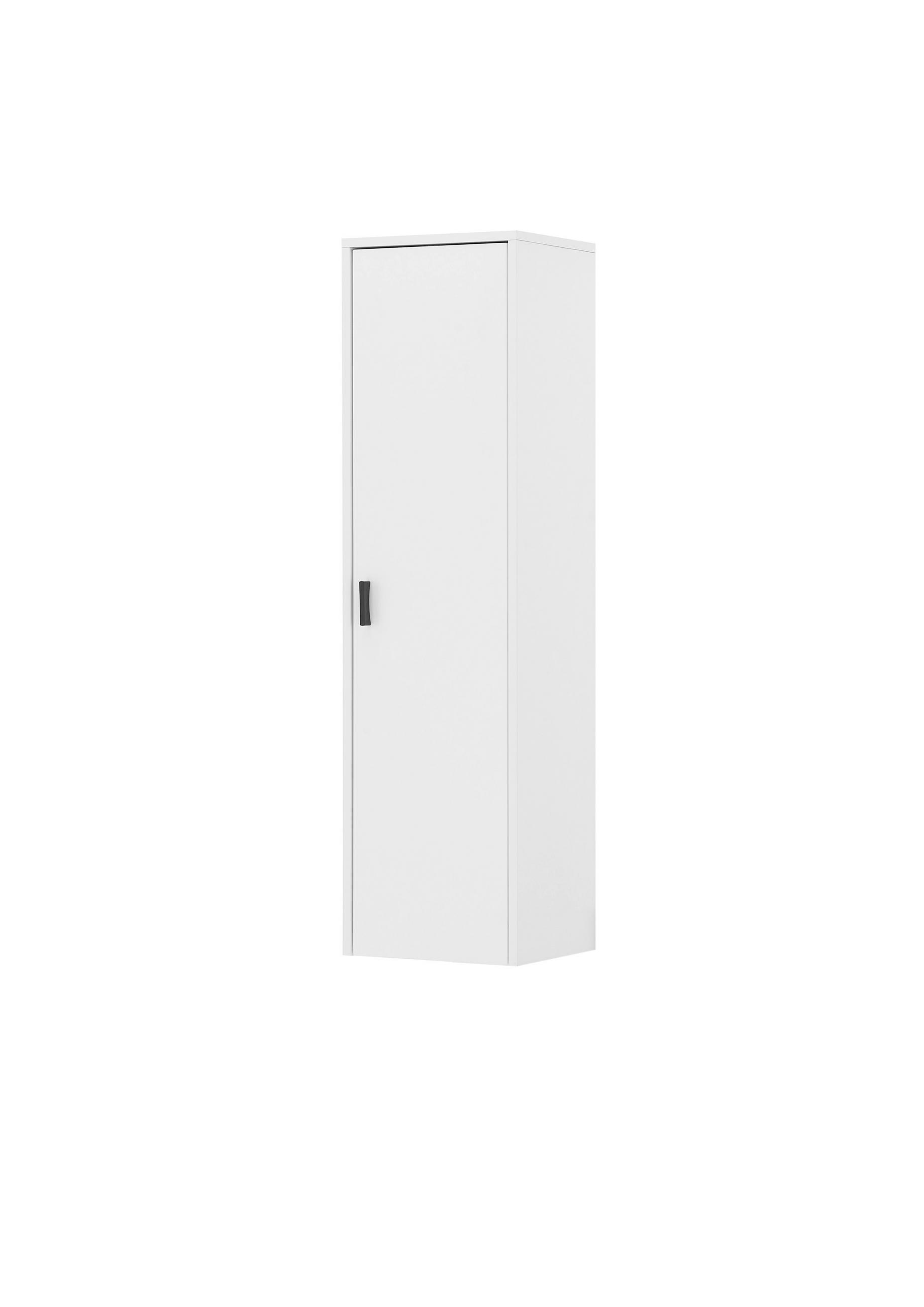 HÄNGEELEMENT M17 Weiß Matt 33/120/30 cm ohne Rillen - Weiß, Holzwerkstoff (33/120/30cm) - Livojo