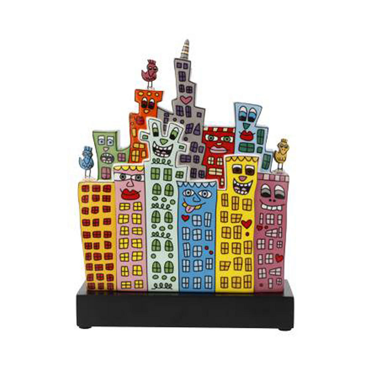 DEKOFIGUR Rizzi Summer in the City, Porzellan - Multicolor, Keramik (6/22.5/17cm) - Goebel