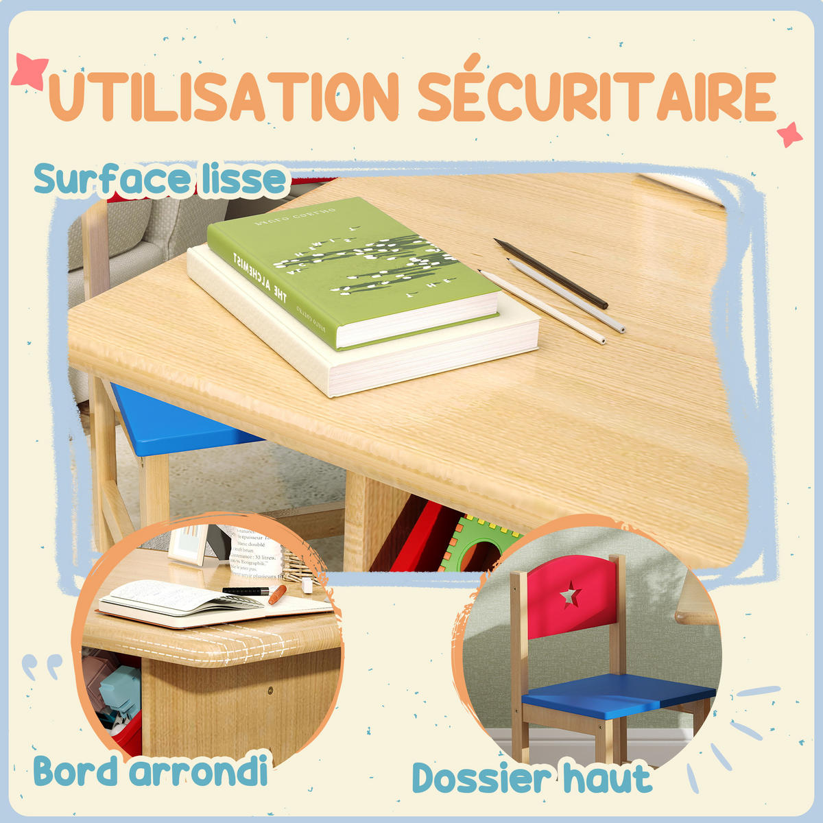 KINDERSITZGRUPPE DE-17523 4 Aufbewahrungsboxen Naturholz - Naturfarben, Holzwerkstoff (57/50/77cm) - ComfortXL